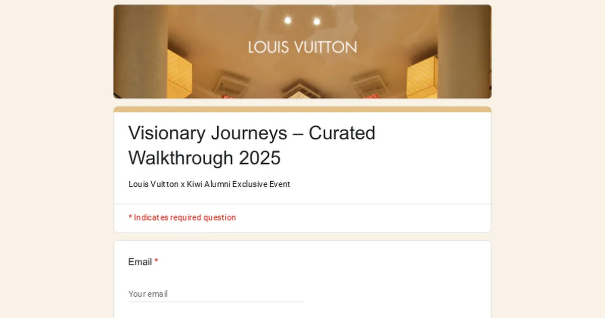 Visionary Journeys – Curated Walkthrough 2025